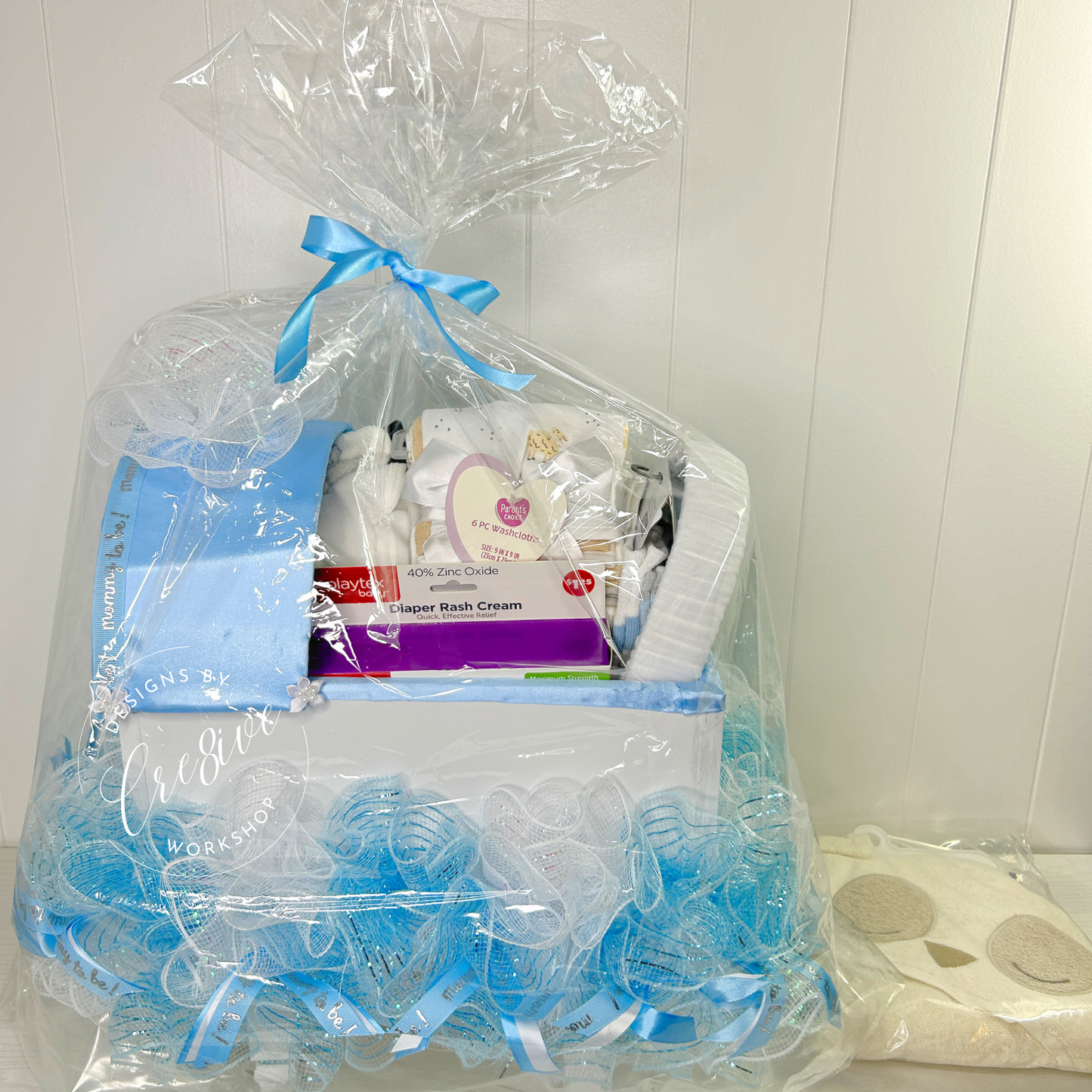 26PC Blue & White Baby Shower Gift
