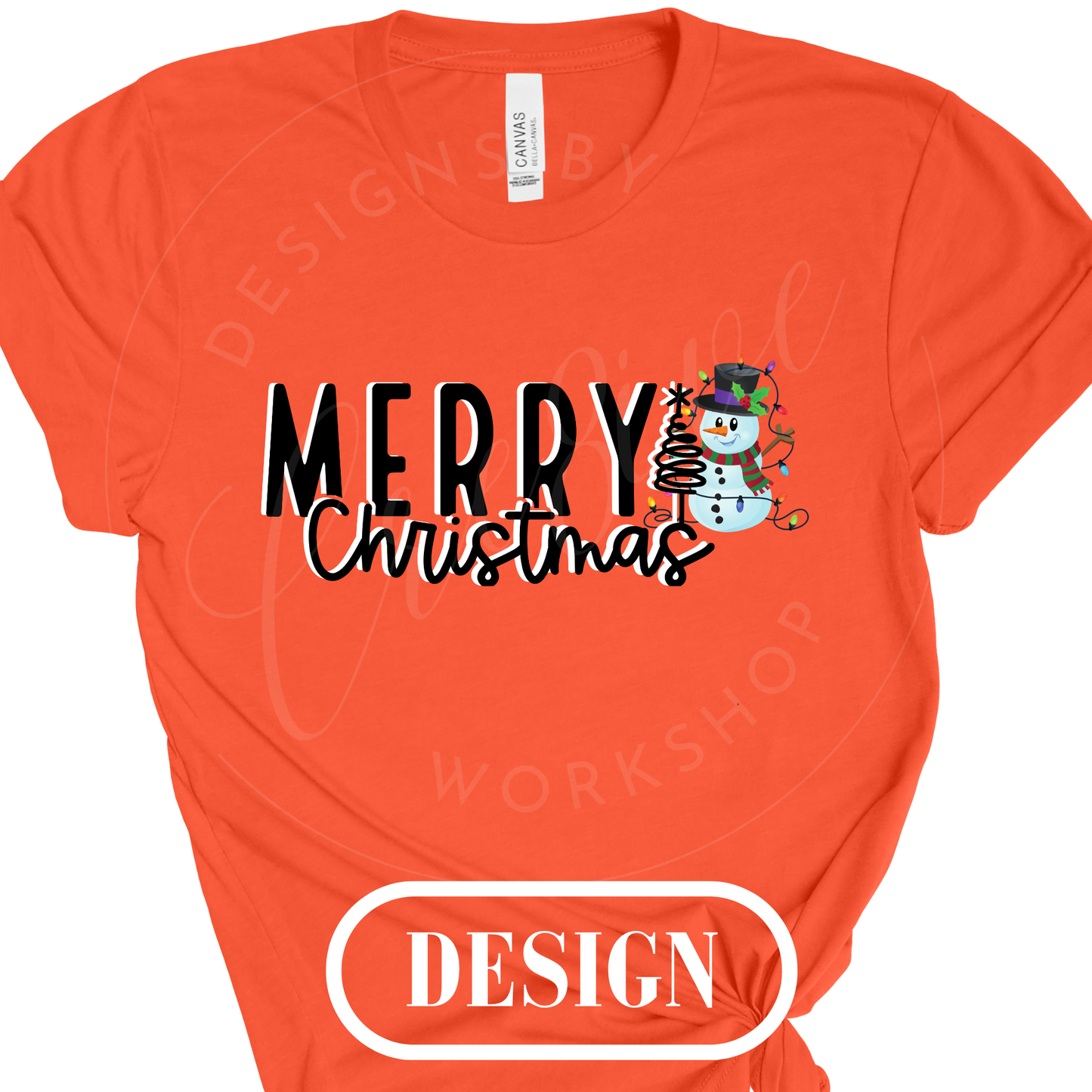 Merry Christmas Penguin PNG Design
