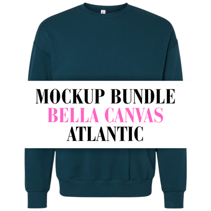 Bella Canvas Atlantic Sweatshirt Mockup Bundle