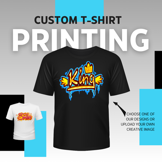 Custom Adult T-Shirt Printing Service