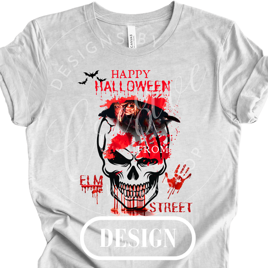 Happy Halloween Freddy PNG Design