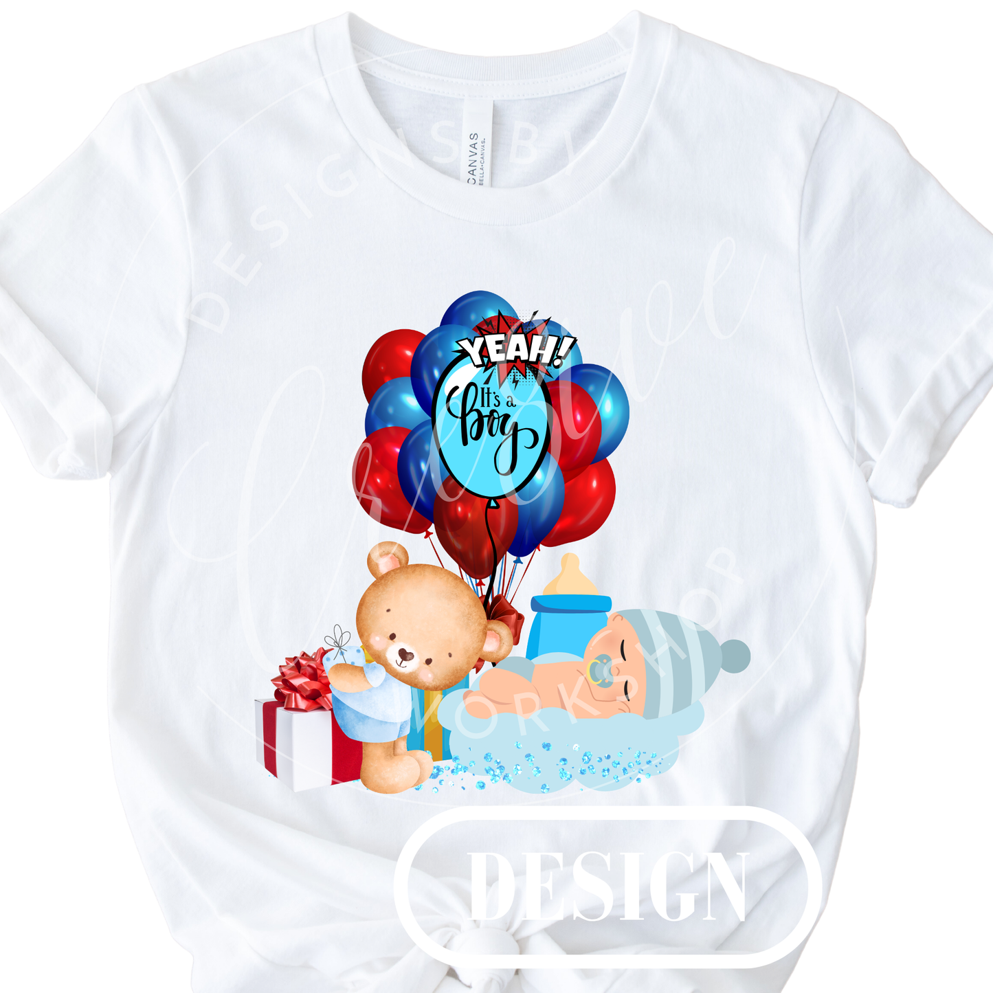It's A Boy Gender Reveal PNG Design