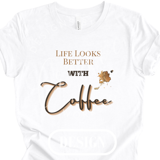 Life Looks Better PNG Design