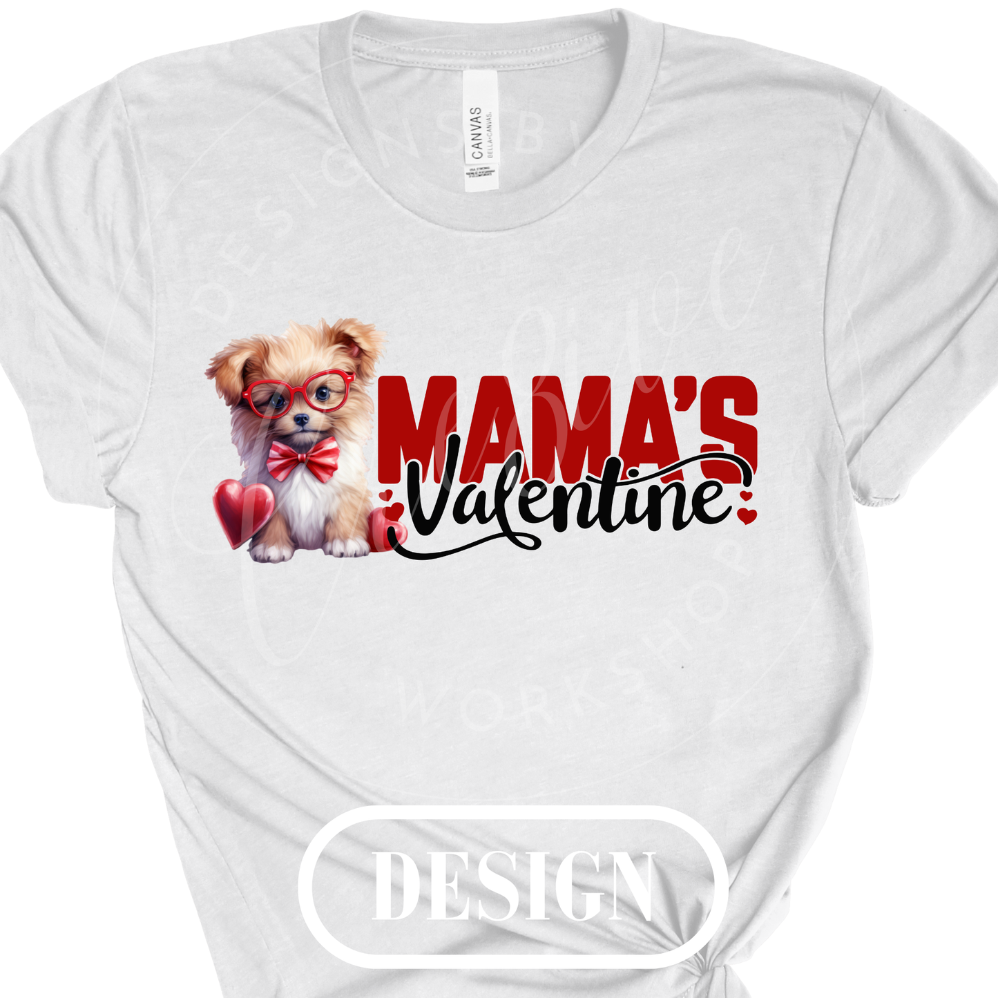 Mama's Valentine PNG Design