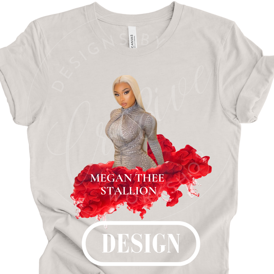 Megan Thee Stallion PNG Design