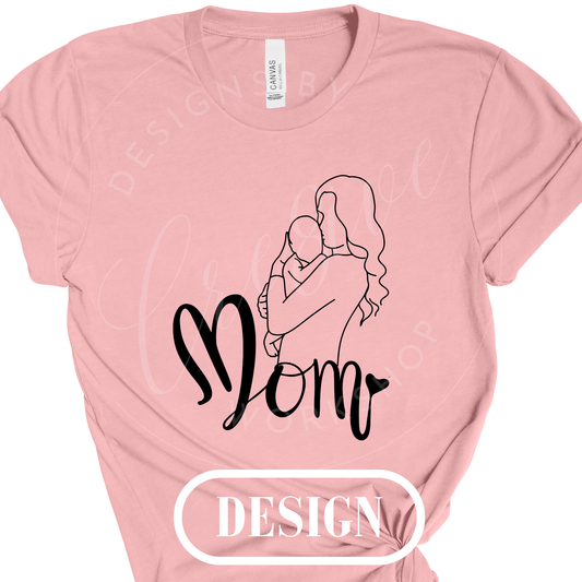 Mom and Baby #2 PNG Design