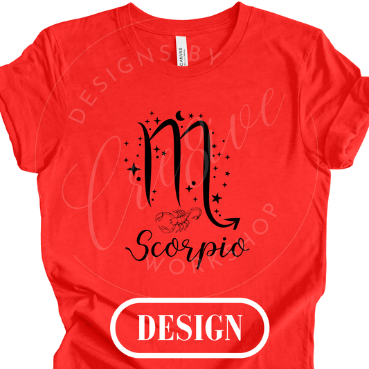 Scorpio Zodiac PNG Design