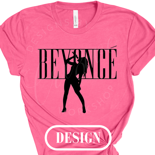 Beyonce Silhouette PNG Design
