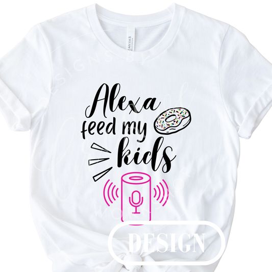 Funny Alexa PNG Design