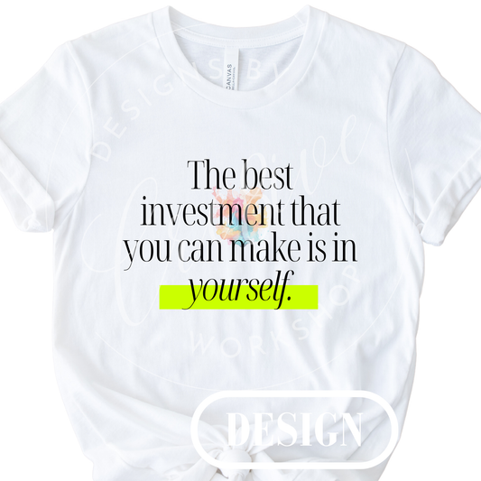 The Best Investment PNG Design