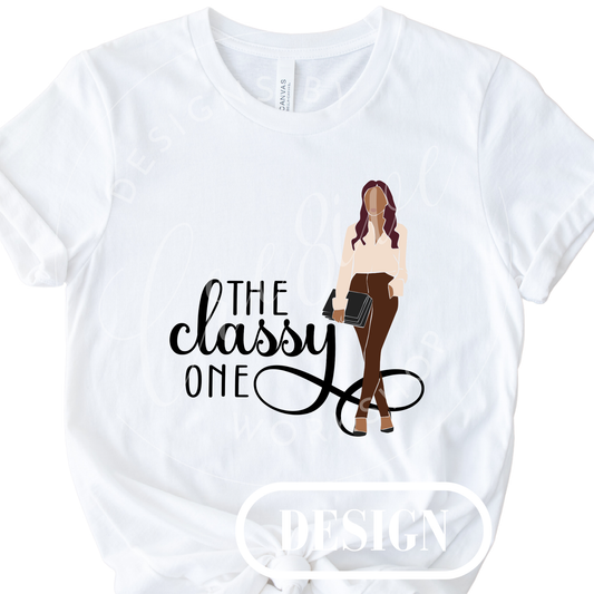 The Classy One PNG Design