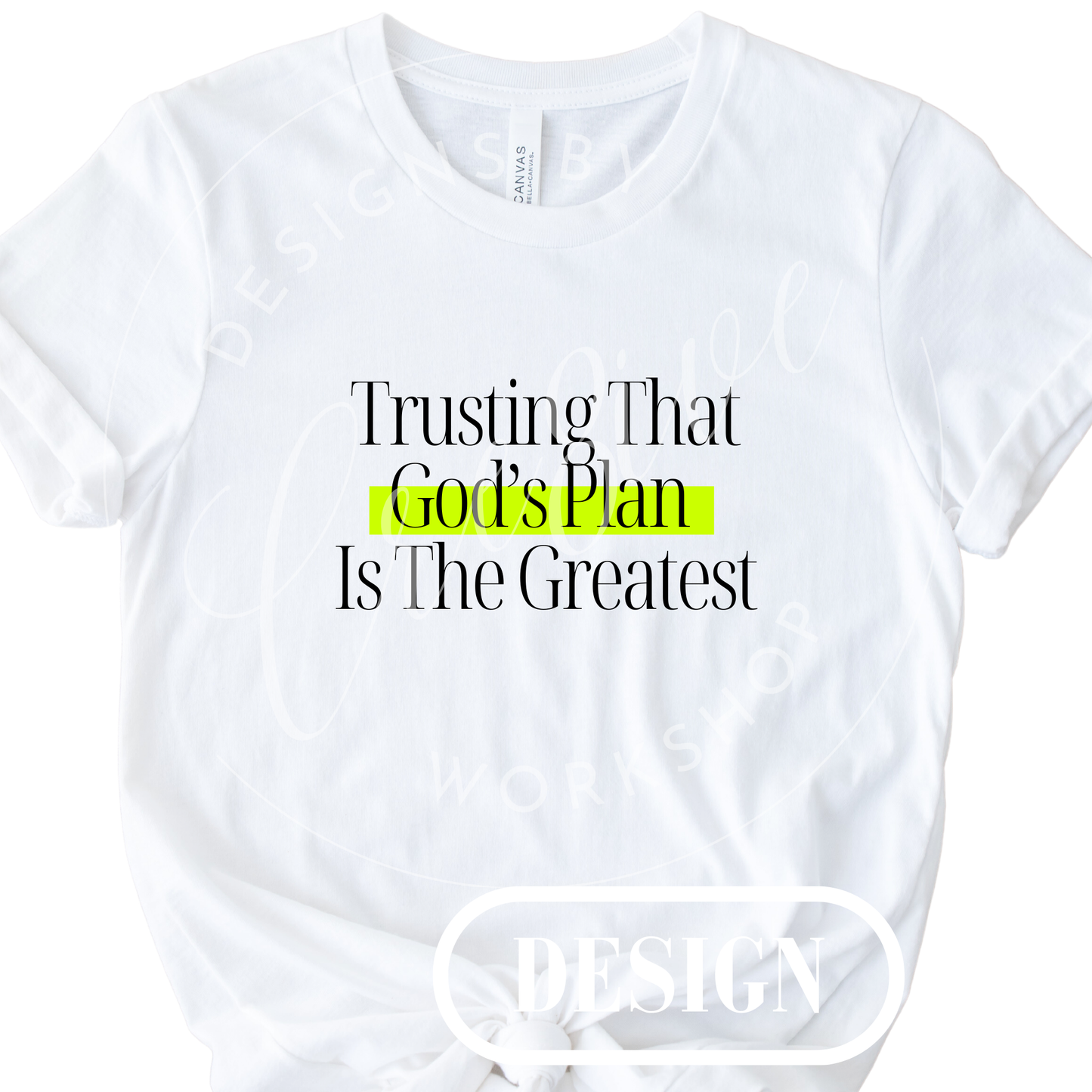 Trusting That God's Plan PNG Design